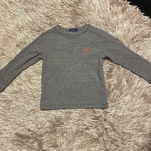 Polo Ralph Lauren Other - POLO Ralph Lauren 2T Gray Long Sleeve Shirt